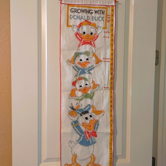 Walt Disney paragon Needlecraft vintage grow chart - Picture 1 of 8